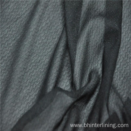 PES coating cheap knitted stretch interlining fabric